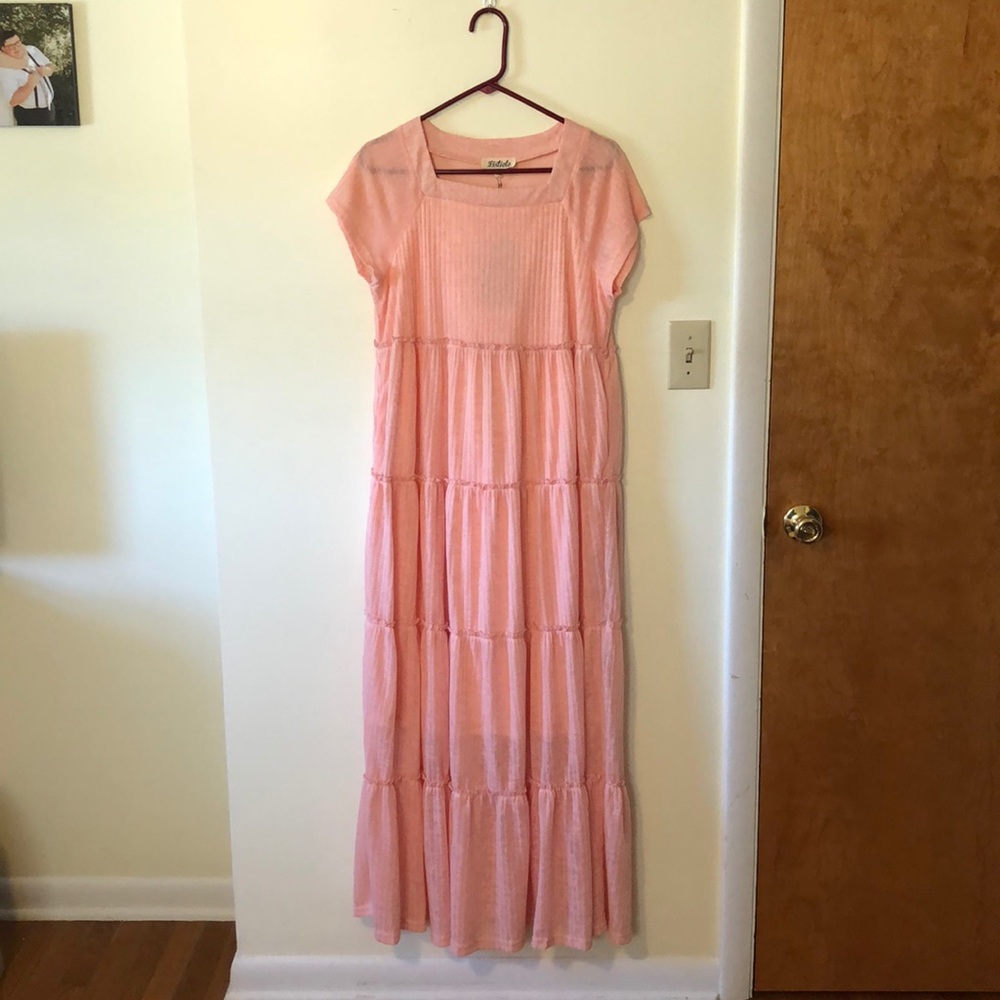 Pretty Pink Boho Dress